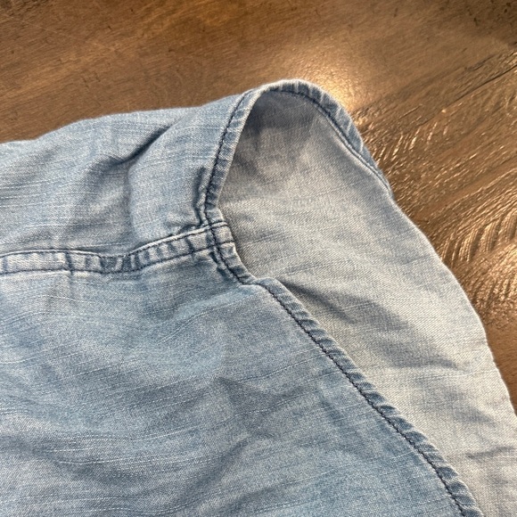 Express Blue Button Down Shirt - Picture 7 of 13